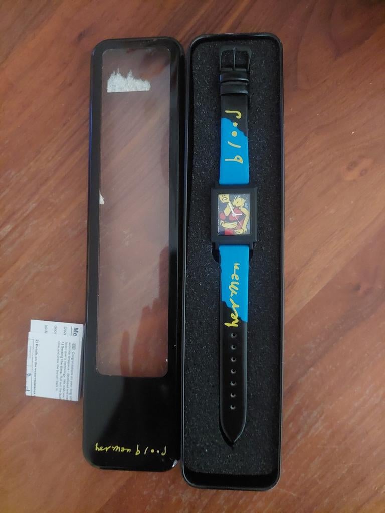 Herman Brood Horloge, horloge Herman Brood, kunst horloge, Ophalen of Verzenden, Overige merken