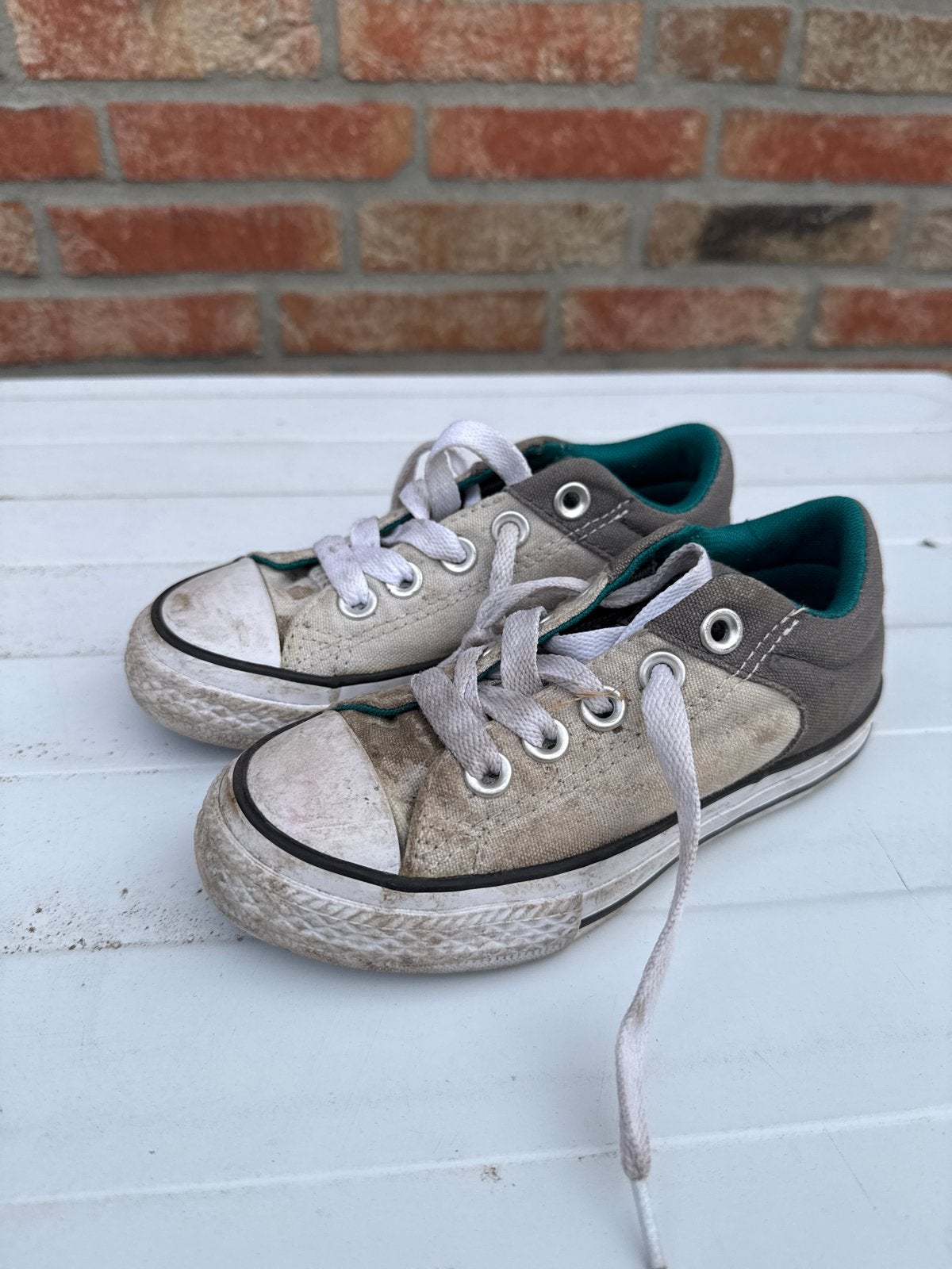 Gebruikte Converse All Stars lage sneakers maat 28, Ophalen, Gebruikt, Jongen of Meisje, Schoenen