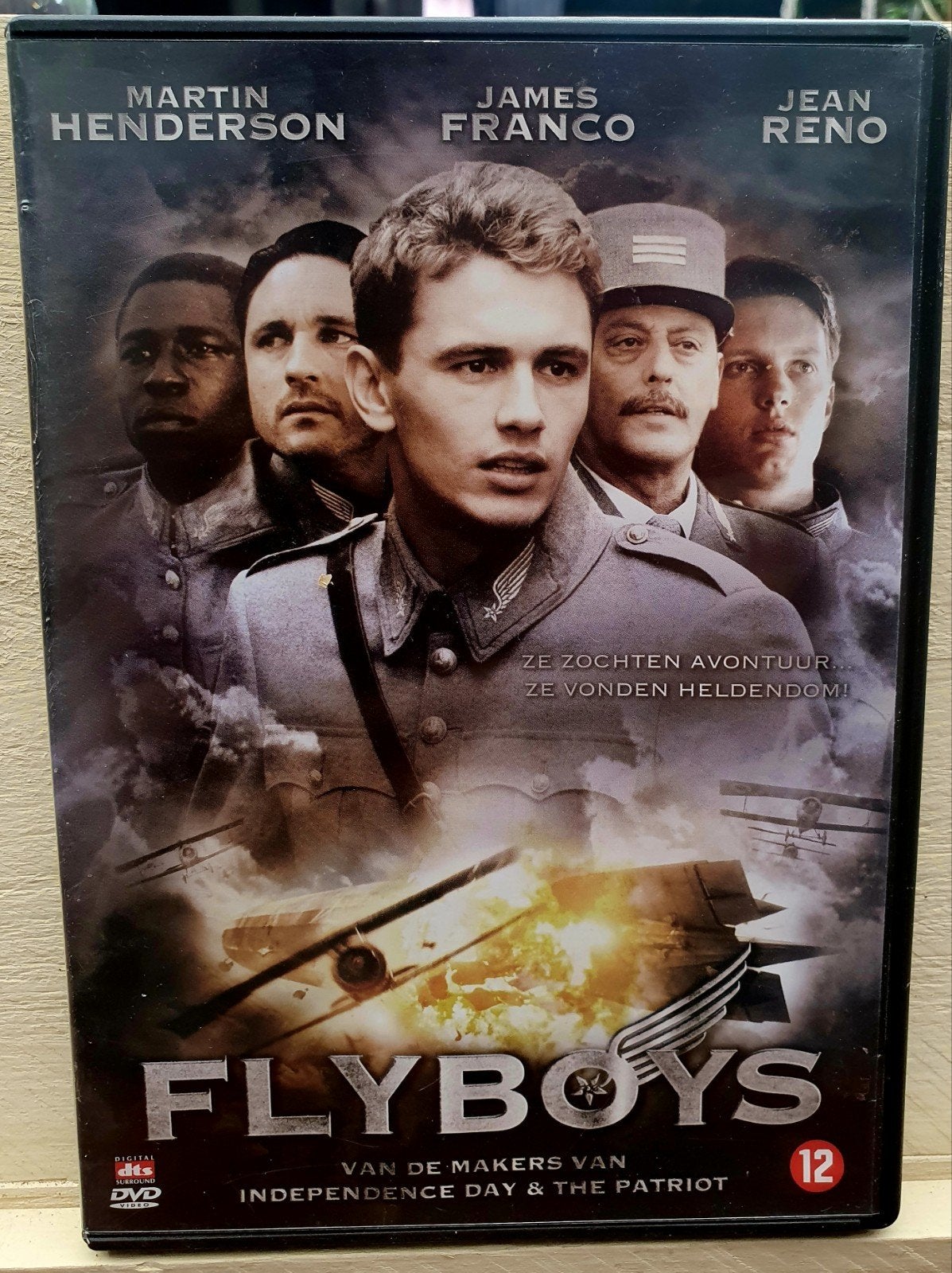 Flyboys DVD - Oorlogsfilm met James Franco en Jean Reno, Cd's en Dvd's, Vanaf 12 jaar, Ophalen of Verzenden, Gebruikt