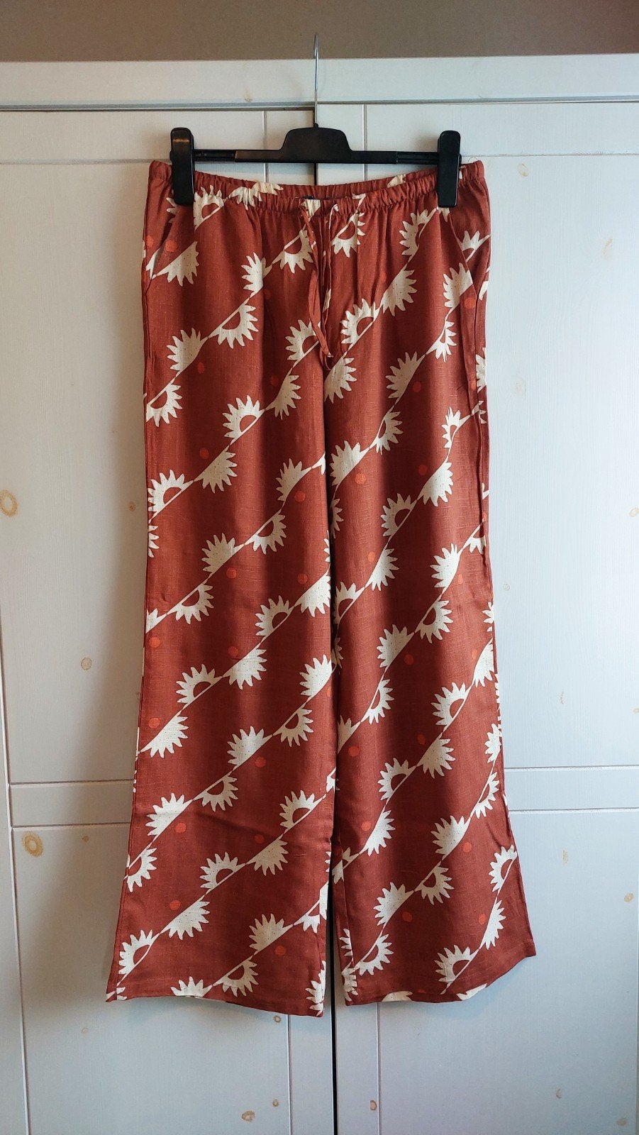 Primark wide leg broek maat L, Overige kleuren, Maat 42/44 (L), Zo goed als nieuw, Lang