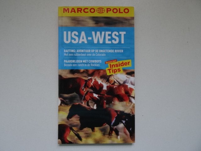USA west ; marco polo reisgids, Europa, Ophalen of Verzenden, Zo goed als nieuw, Reisgids of -boek