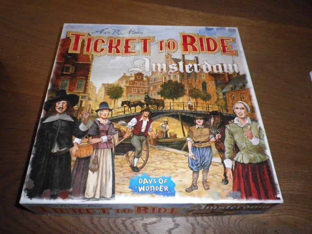 Ticket to ride Amsterdam, Hobby en Vrije tijd, Gezelschapsspellen | Bordspellen, Ophalen of Verzenden, Zo goed als nieuw, Days of Wonder
