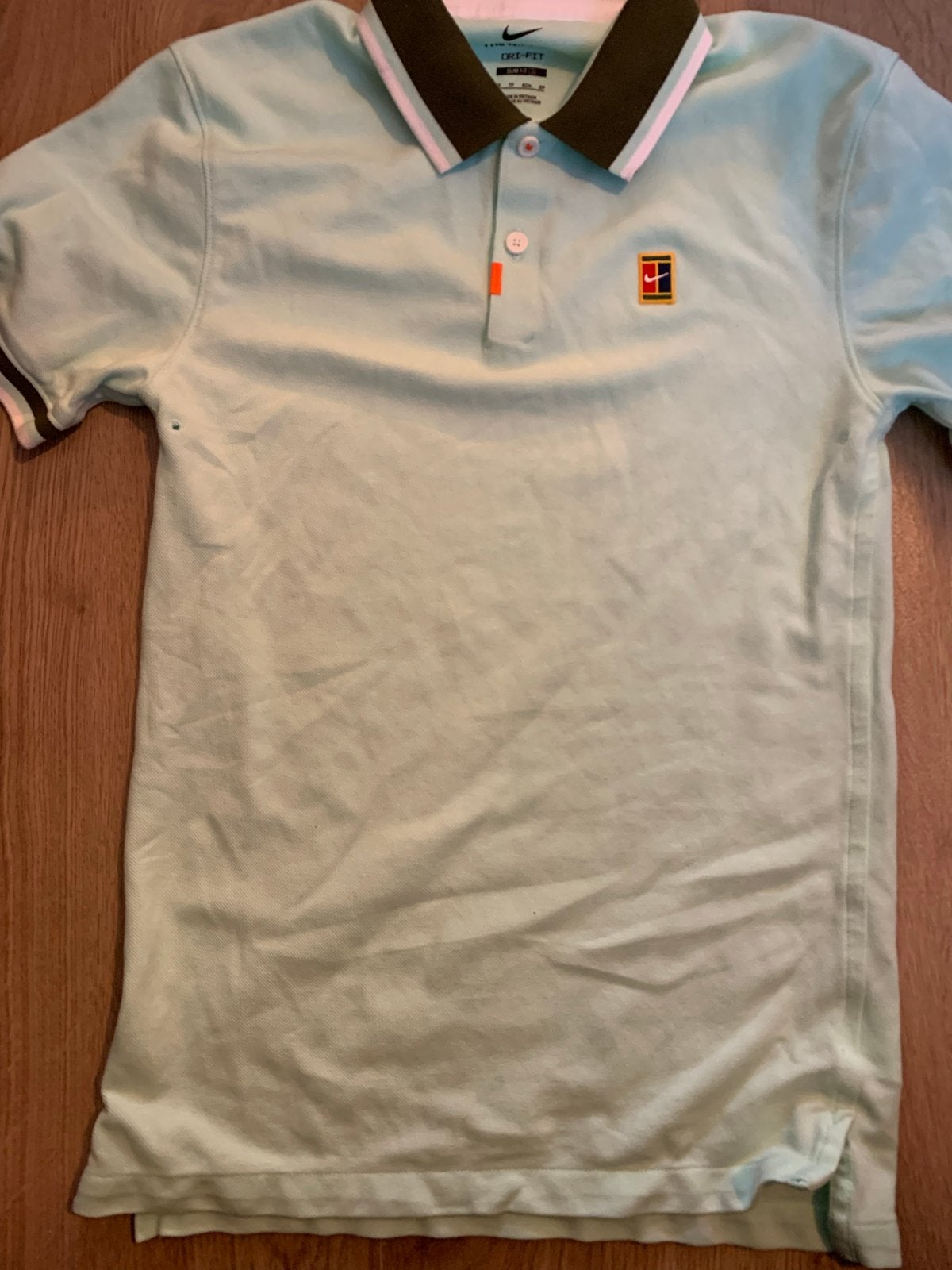 Nike Slim Fit Polo Shirt - Lichtgroen/Mintgroen, Verzenden, Zo goed als nieuw, Maat 46 (S) of kleiner, Groen