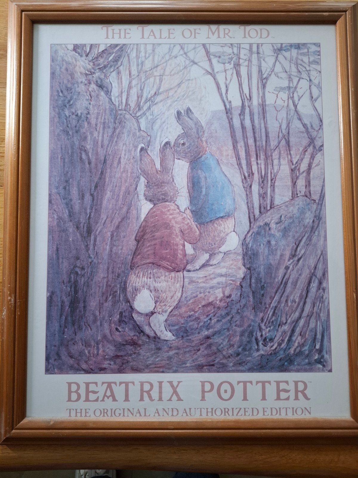 Beatrix Potter: The Tale of Mr. Tod - Ingelijste Print, 50 – 75, Gebruikt, Ophalen of Verzenden, Print