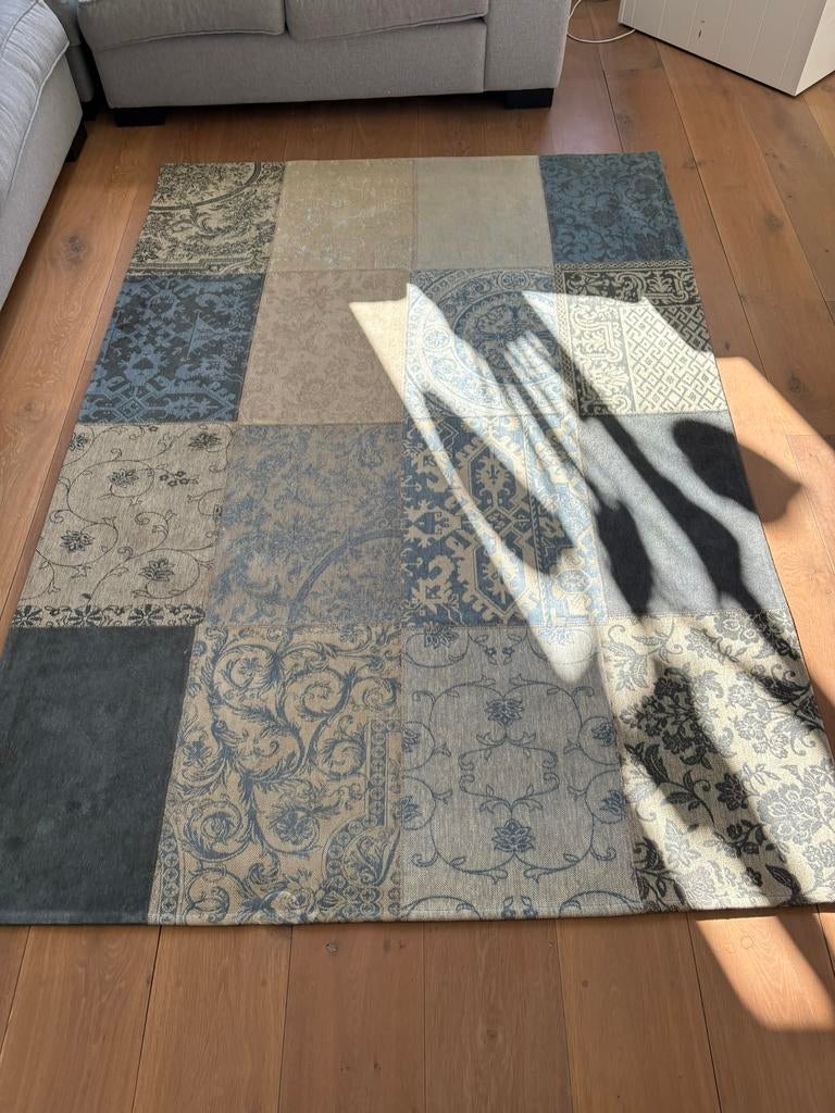Blue Denim tapijt/kleed van Louis Poortere 170/240, Huis en Inrichting, Stoffering | Tapijten en Kleden, Gebruikt, 150 tot 200 cm