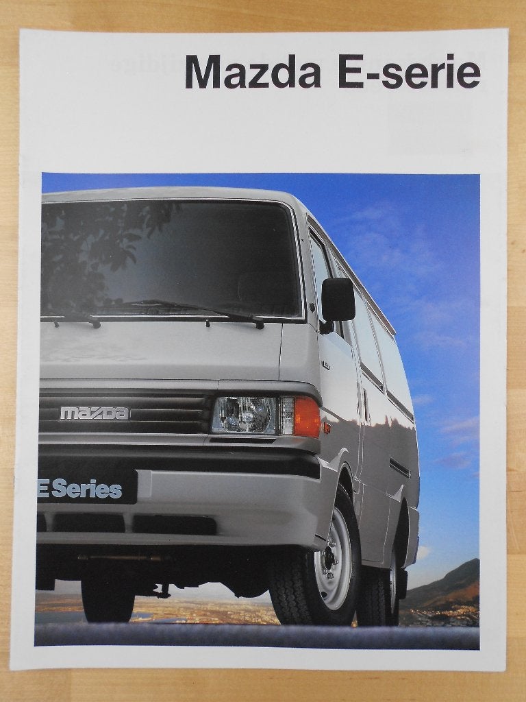 Mazda E2000 E2200 Brochure 1988 – Bestelwagen, Mazda, Ophalen of Verzenden, Zo goed als nieuw, Mazda