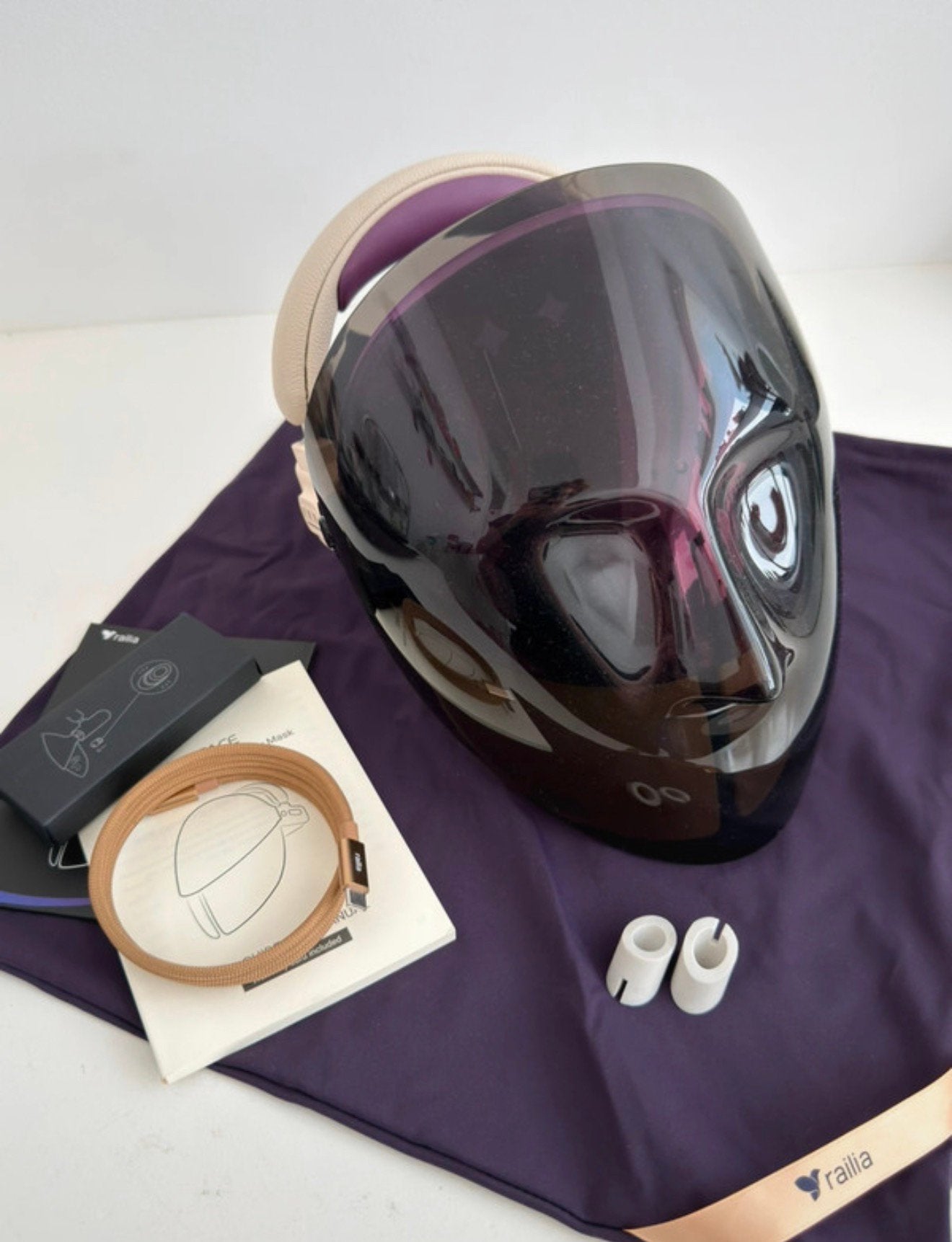 Railia LED gezichtsmasker, Ophalen of Verzenden, Zo goed als nieuw, Overige typen