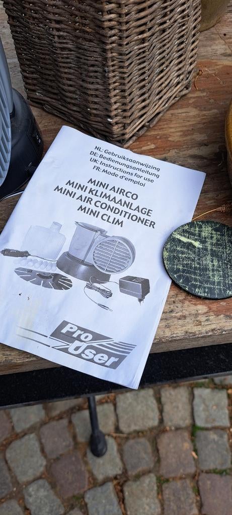 Pro User Mini lucht koeler / Mini Klimaanlag, Gebruikt, Minder dan 60 m³, Ophalen of Verzenden, Koelen en Ontvochtigen