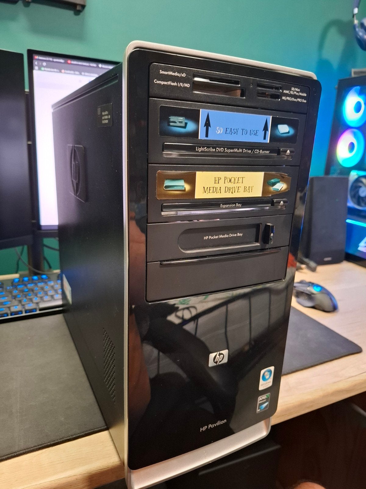 Retro HP Pavilion PC voor Windows XP games en nostalgie, Computers en Software, Ophalen, Gebruikt, HDD, Minder dan 4 GB