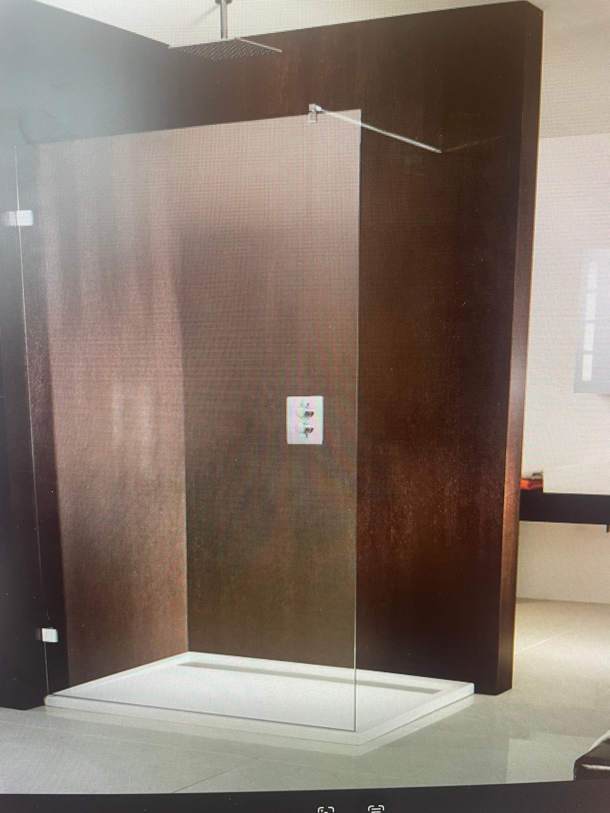 Hsk glas wand BONS GLAS, Huis en Inrichting, Badkamer | Complete badkamers, Ophalen, Zo goed als nieuw