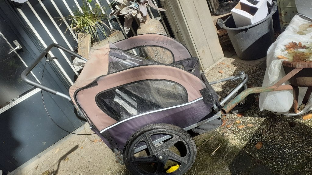 Kinderwagen / fiets kinderwagen, Duowagen, Zo goed als nieuw, Combiwagen, Ophalen