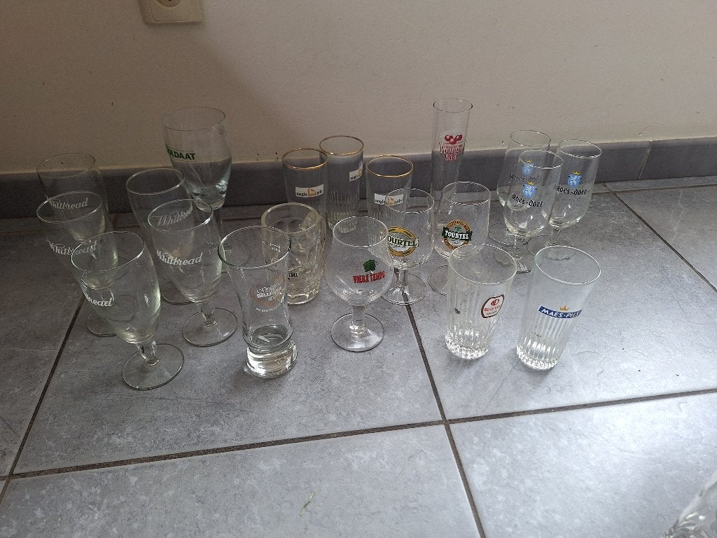 bierglazen, Verzamelen, Ophalen of Verzenden, Zo goed als nieuw, Glas of Glazen, Overige merken