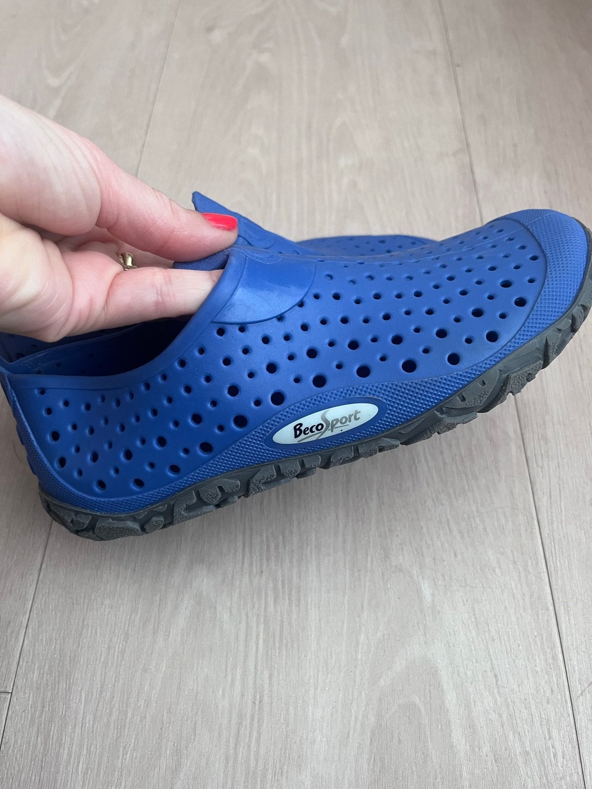 Beco Sport waterschoenen maat 33 blauw, Kinderen en Baby's, Kinderkleding | Schoenen en Sokken, Ophalen of Verzenden, Gebruikt