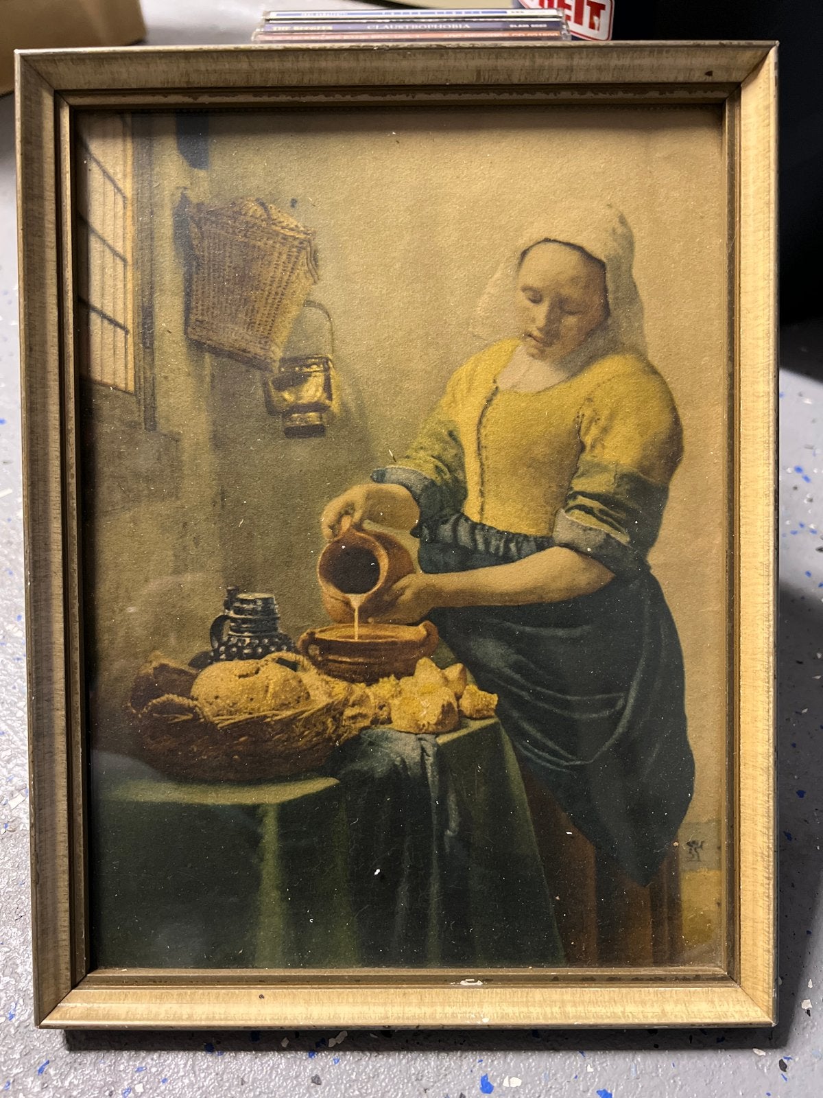 De Melkmeid - Johannes Vermeer reproductie in lijst, Ophalen of Verzenden