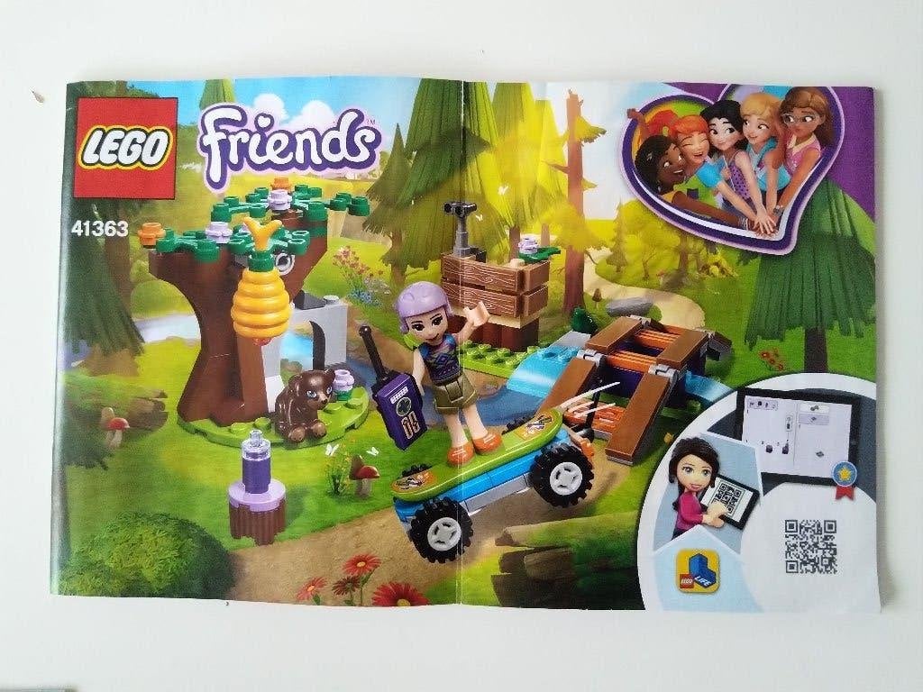 Lego Friends 41363 Mia's Avontuur in het Bos, Compleet, Lego, Friends, Ophalen of Verzenden