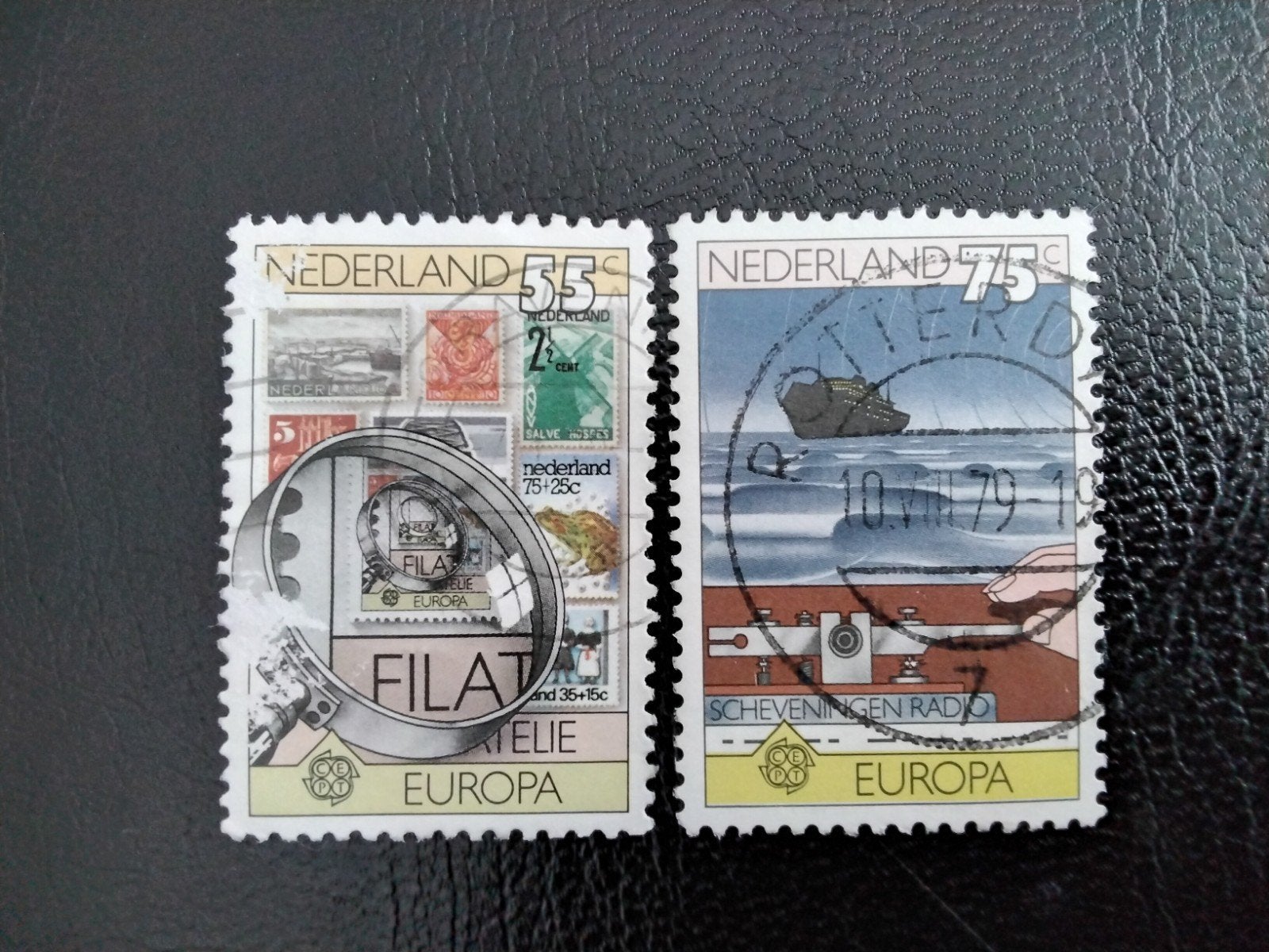 Nederland Europa zegels 1979 gestempeld, Verzenden, Na 1940, Gestempeld