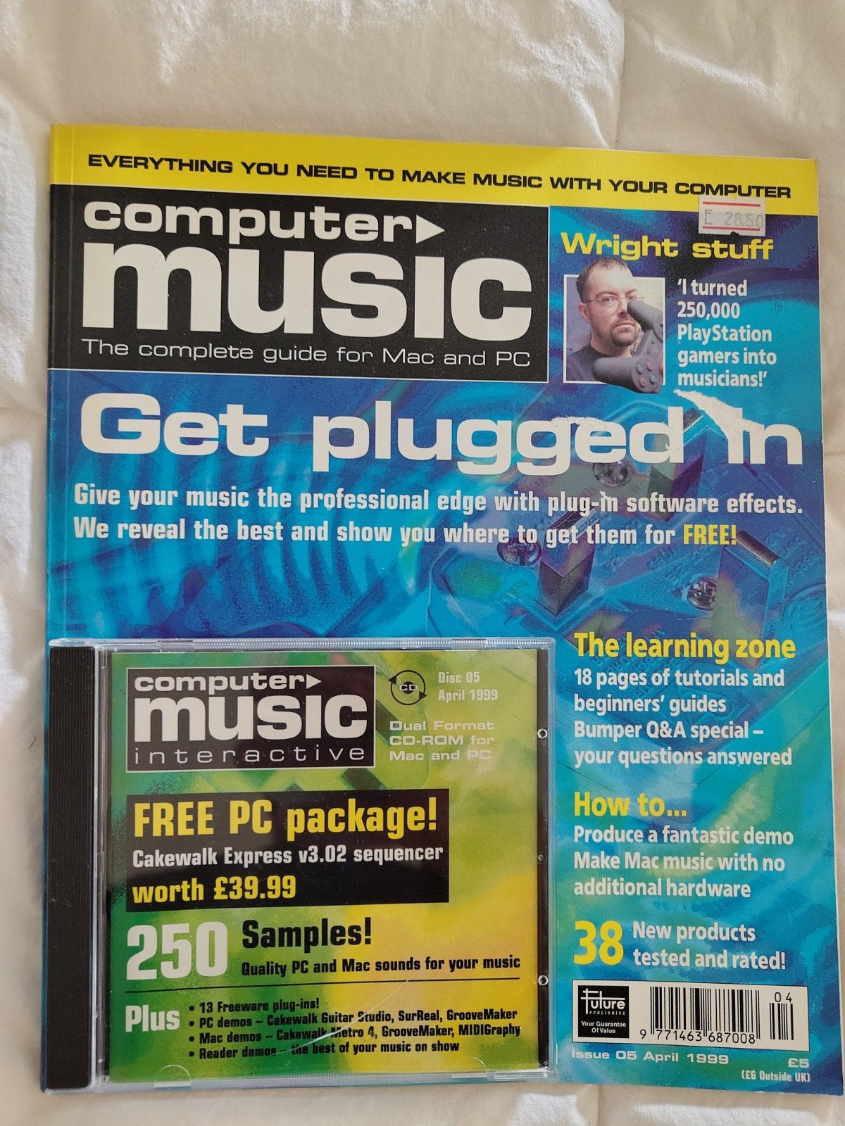 Computer Music Magazine April 1999 met CD-ROM, Boeken, Ophalen of Verzenden, Muziek, Film of Tv