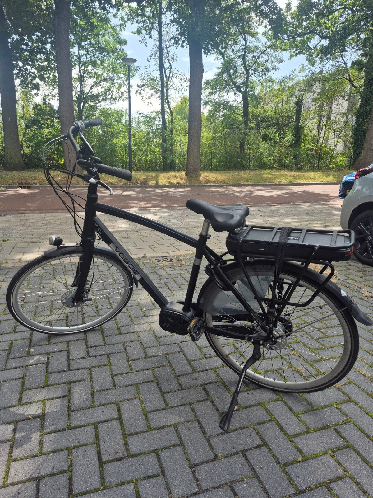 Vogue Infinity MDS elektrische herenfiets Bafang middenmotor, Fietsen en Brommers, Elektrische fietsen, Minder dan 30 km per accu