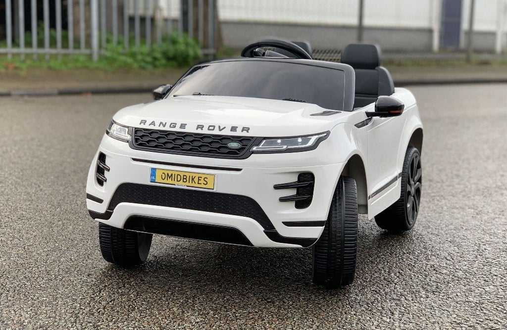 Range Rover Evoque 12v zwart bluetooth /Rc / Leder zitje/ EV, Ophalen of Verzenden, Nieuw