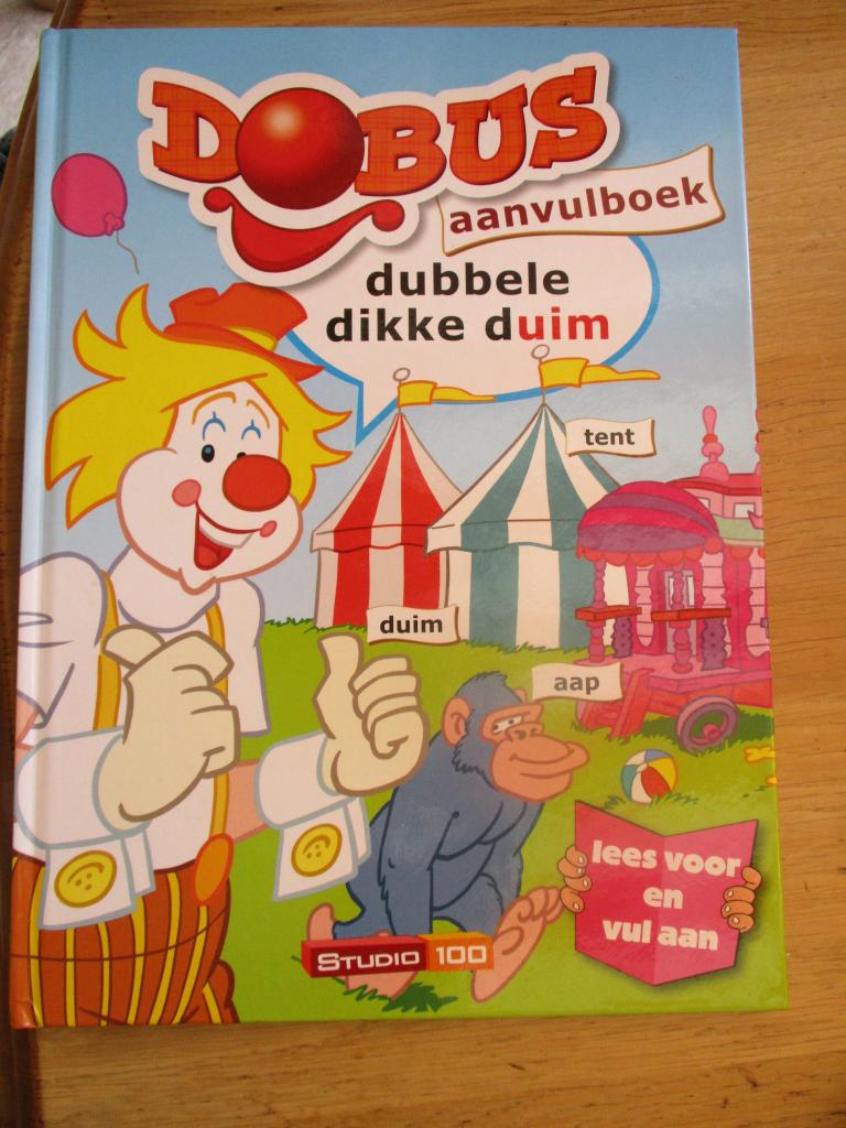 Dobus aanvulboek dubbele dikke duim hardcover boek, Boeken, Kinderboeken | Jeugd | onder 10 jaar, Ophalen of Verzenden, Zo goed als nieuw