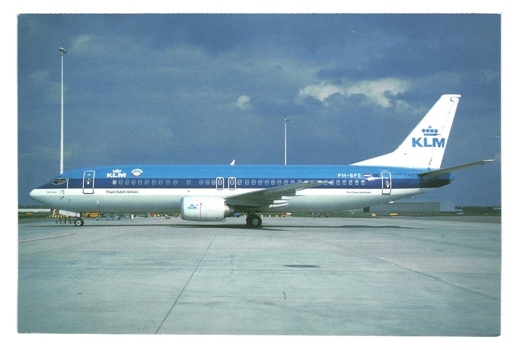 988267 Boeing 737-42C 80+ Vliegtuig  zegel Sjors en Sjimmie, Ophalen of Verzenden, 1980 tot heden, Gelopen, Voertuig