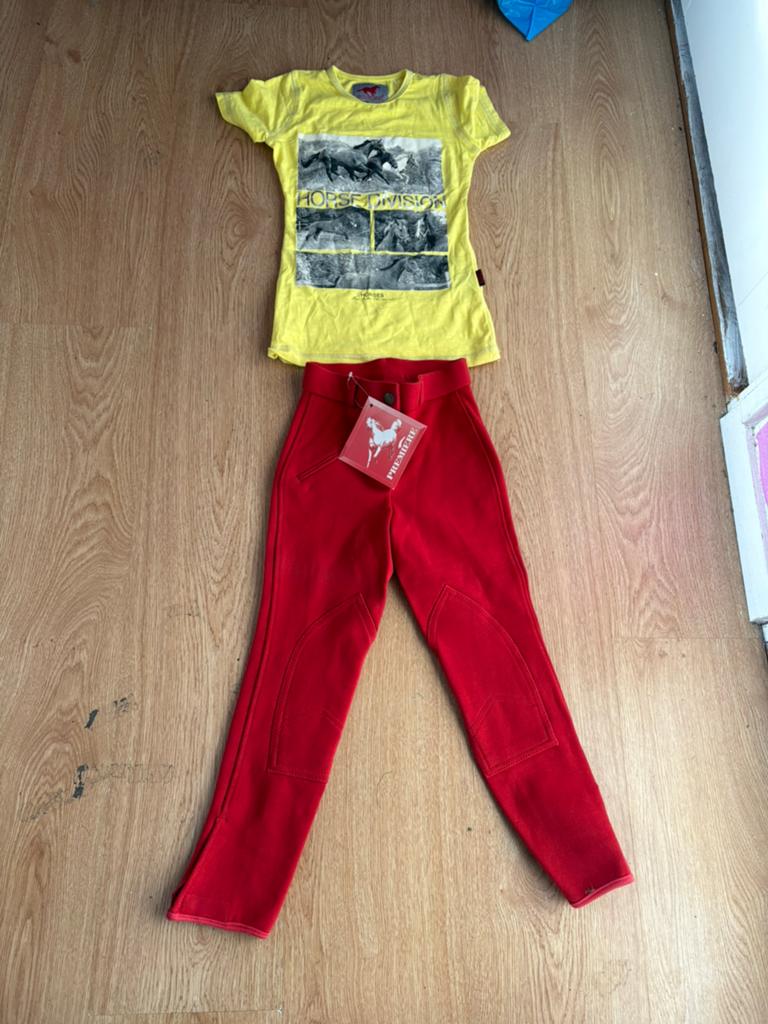 Paardrijden set kleding 104-110, Dieren en Toebehoren, Paardrijkleding, Kinderen, Dressuur, Nieuw, Ophalen of Verzenden