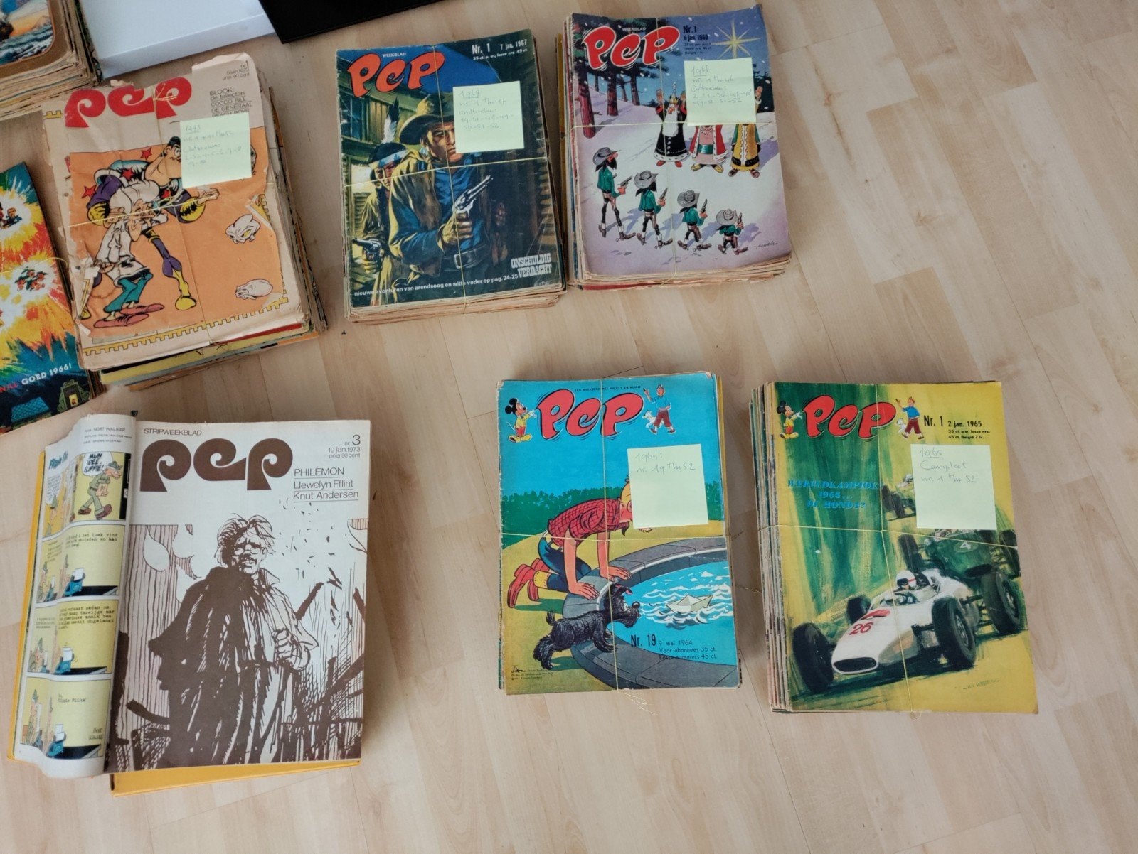 PEP stripbladen, Meerdere comics, Ophalen, Gelezen, Overige gebieden