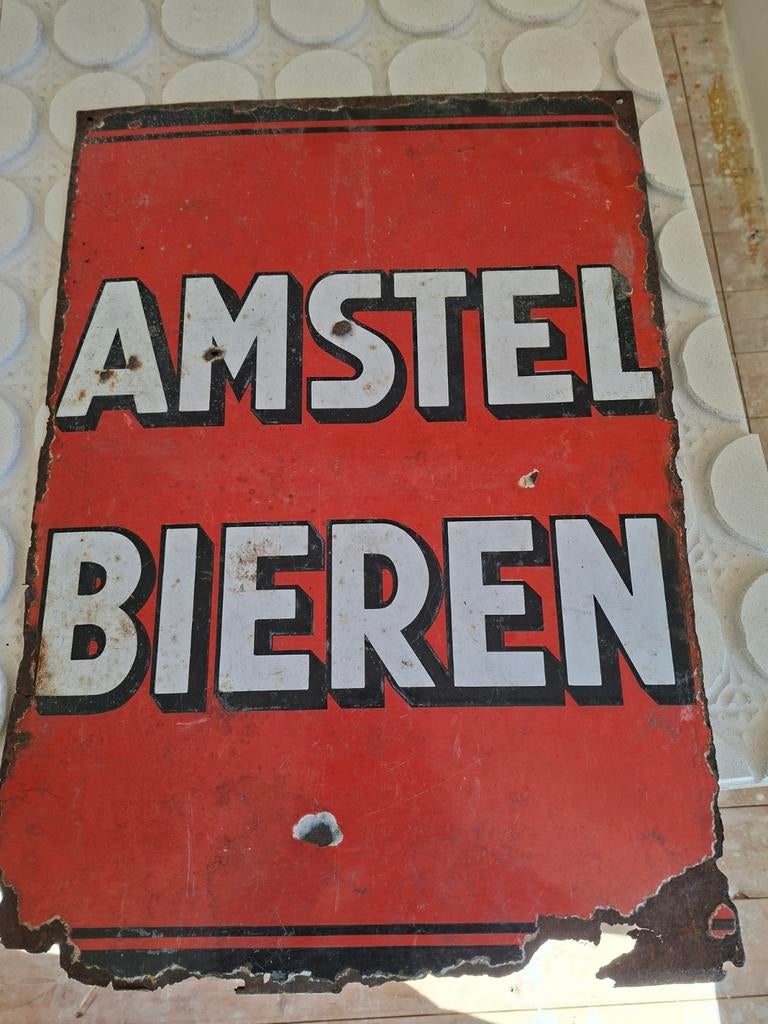 Amstel Bieren emaille, Ophalen of Verzenden