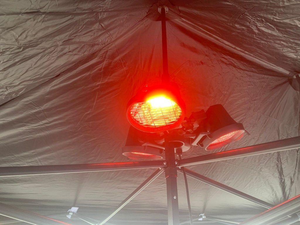 Elektrische heater huren – terras heater / kachel, Ophalen, Elektrisch, Parasol