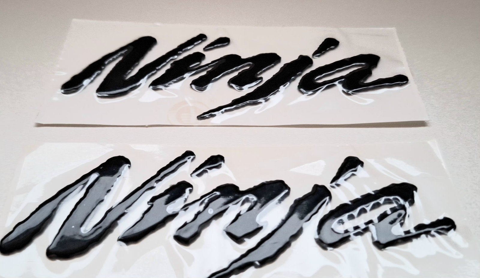 3D Ninja Kawasaki motorstickers, Motoren, Ophalen of Verzenden