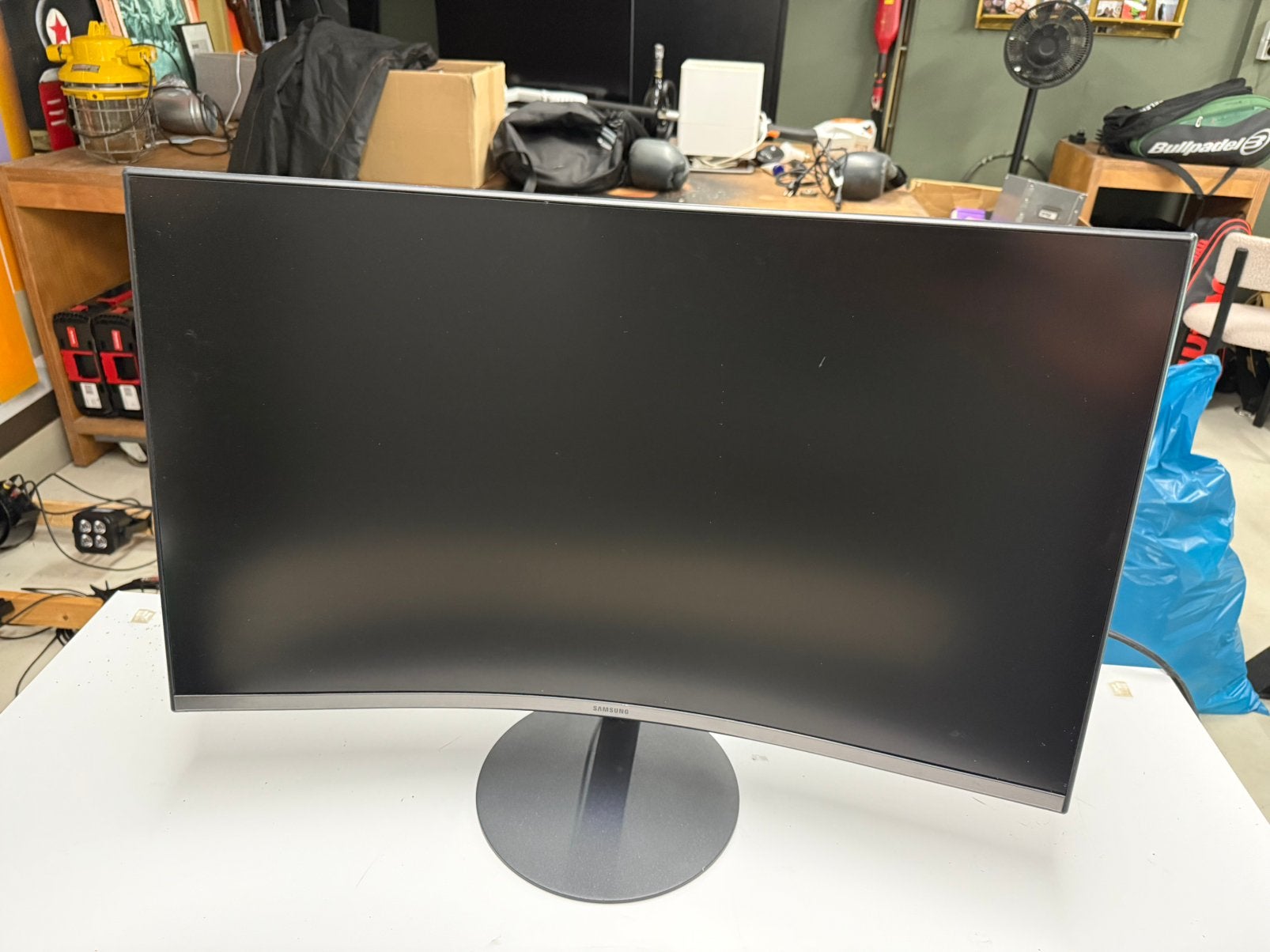 Samsung C32T550 32” Curved Monitor – Nette staat, Computers en Software, Monitoren, Ophalen, HDMI, Curved, Full HD