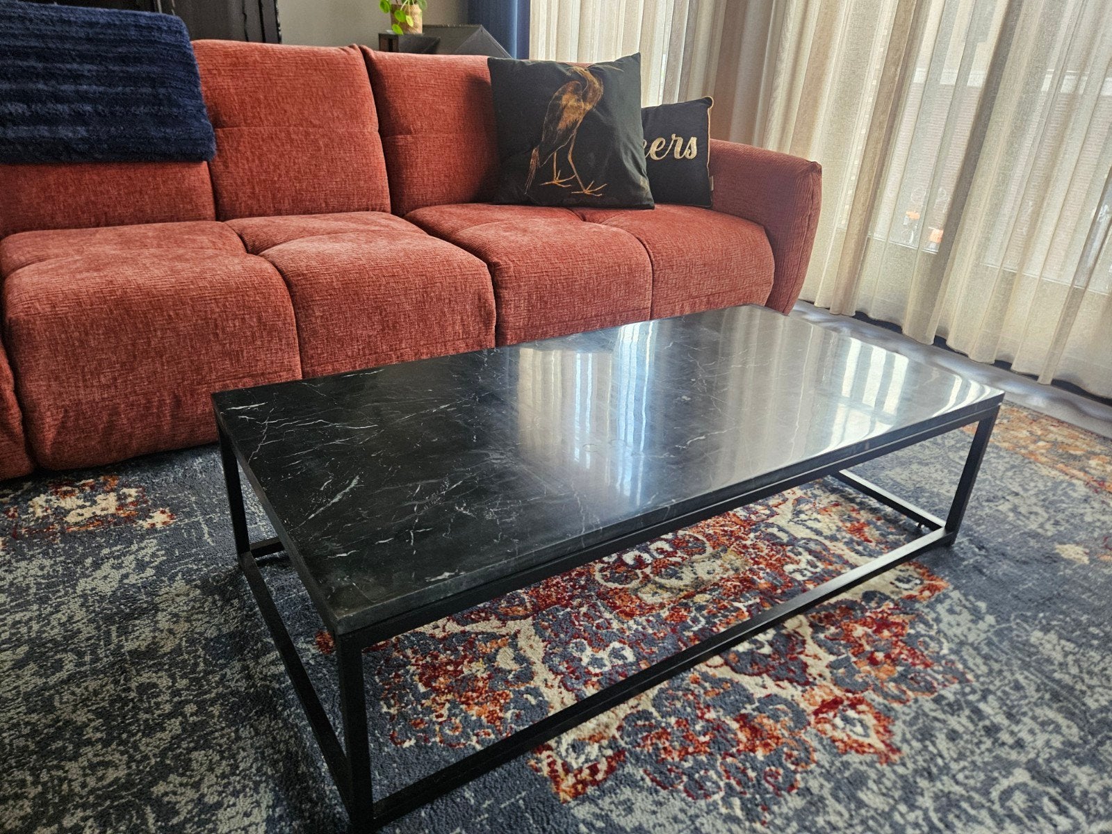 salontafel, Huis en Inrichting, Ophalen, 100 tot 150 cm, 50 tot 100 cm, Zo goed als nieuw
