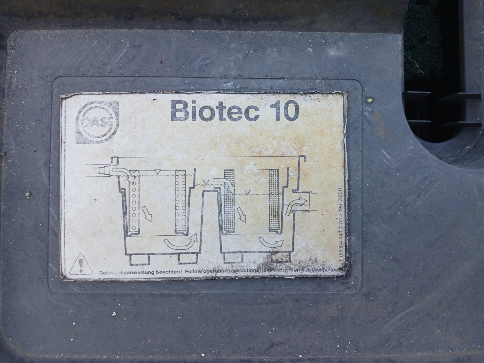 Oase Biotec 10 vijverfilter, Ophalen