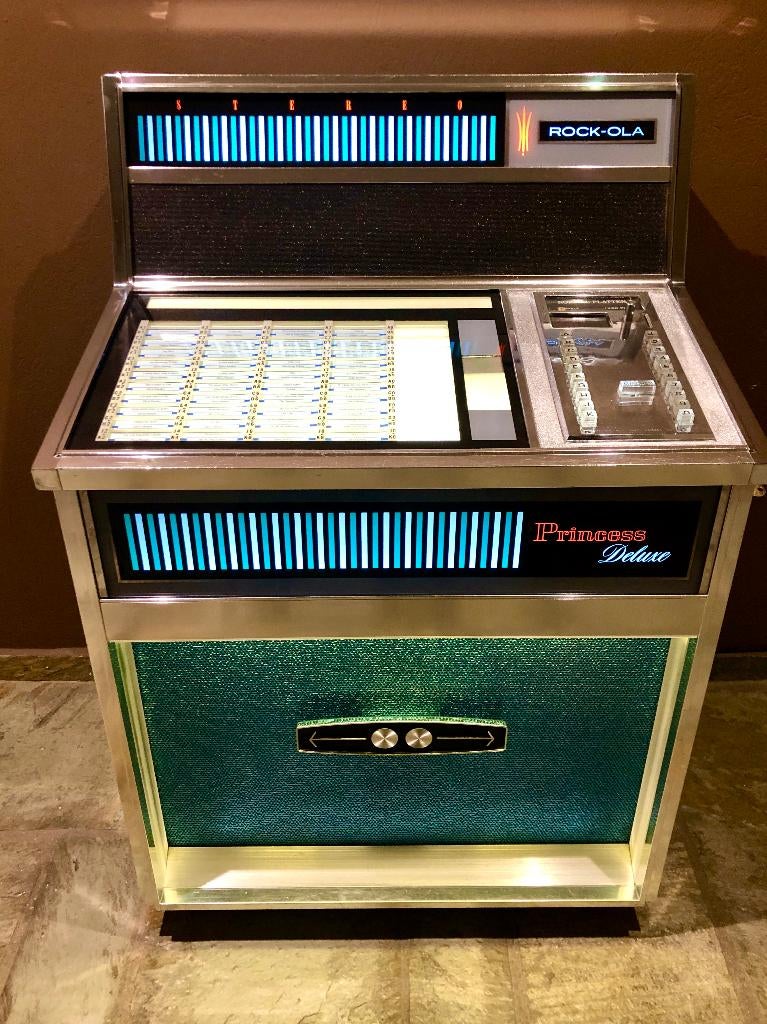 Rock Ola Princess '69, gerestaureerd & onderhouden, Topstaat, Verzamelen, Automaten | Jukeboxen, Ophalen, Zo goed als nieuw, 1960 tot 1970