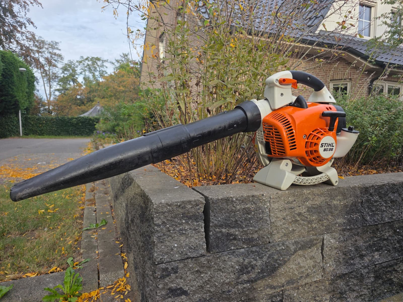 Stihl BG86 Benzine Bladblazer, Tuin en Terras, Ophalen, Gebruikt, Benzine