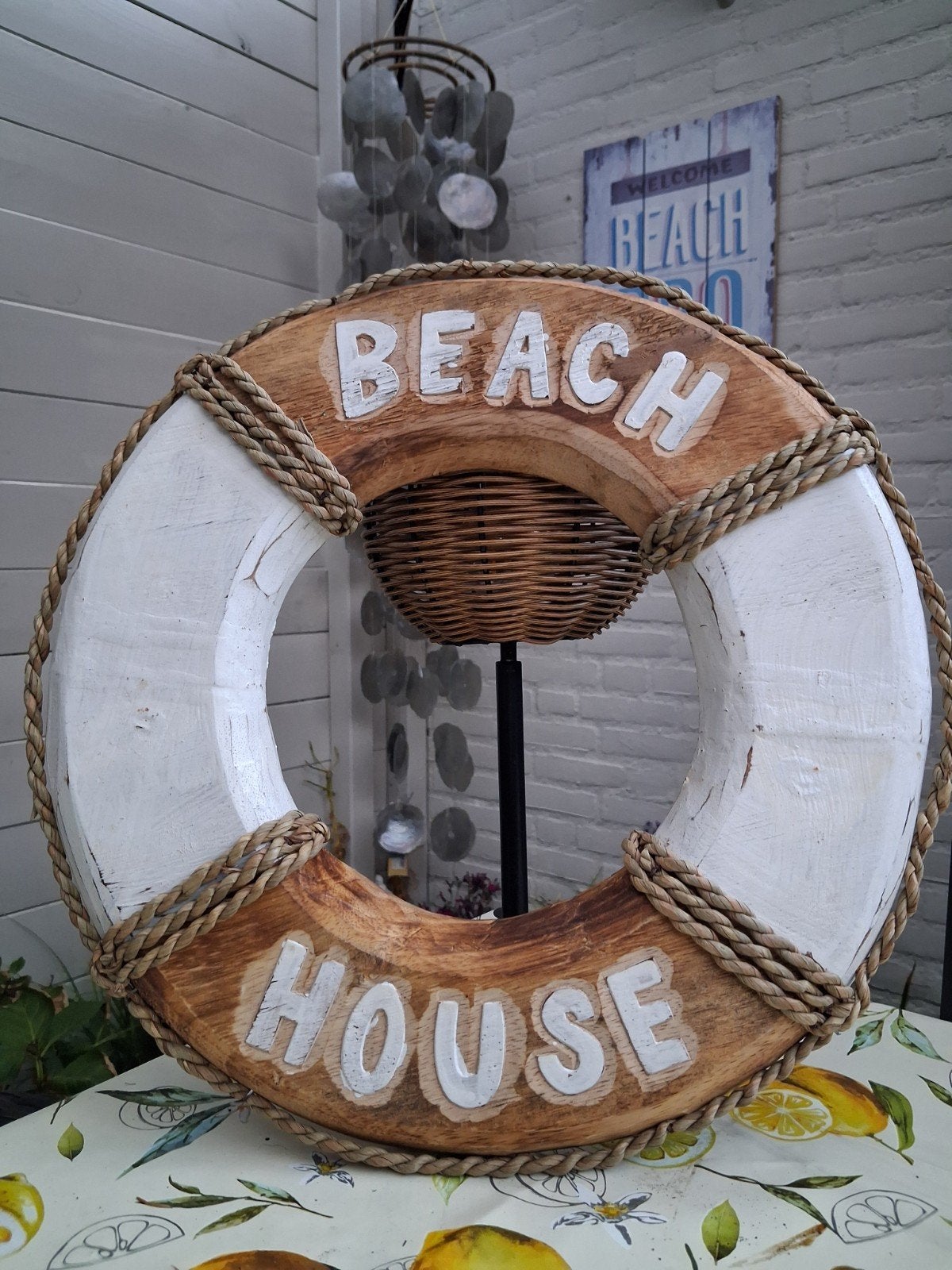 Ibzia beach style life raft beach house
40 cm
Wood
Handmade, Verzenden, Nieuw, Varios, Nvt