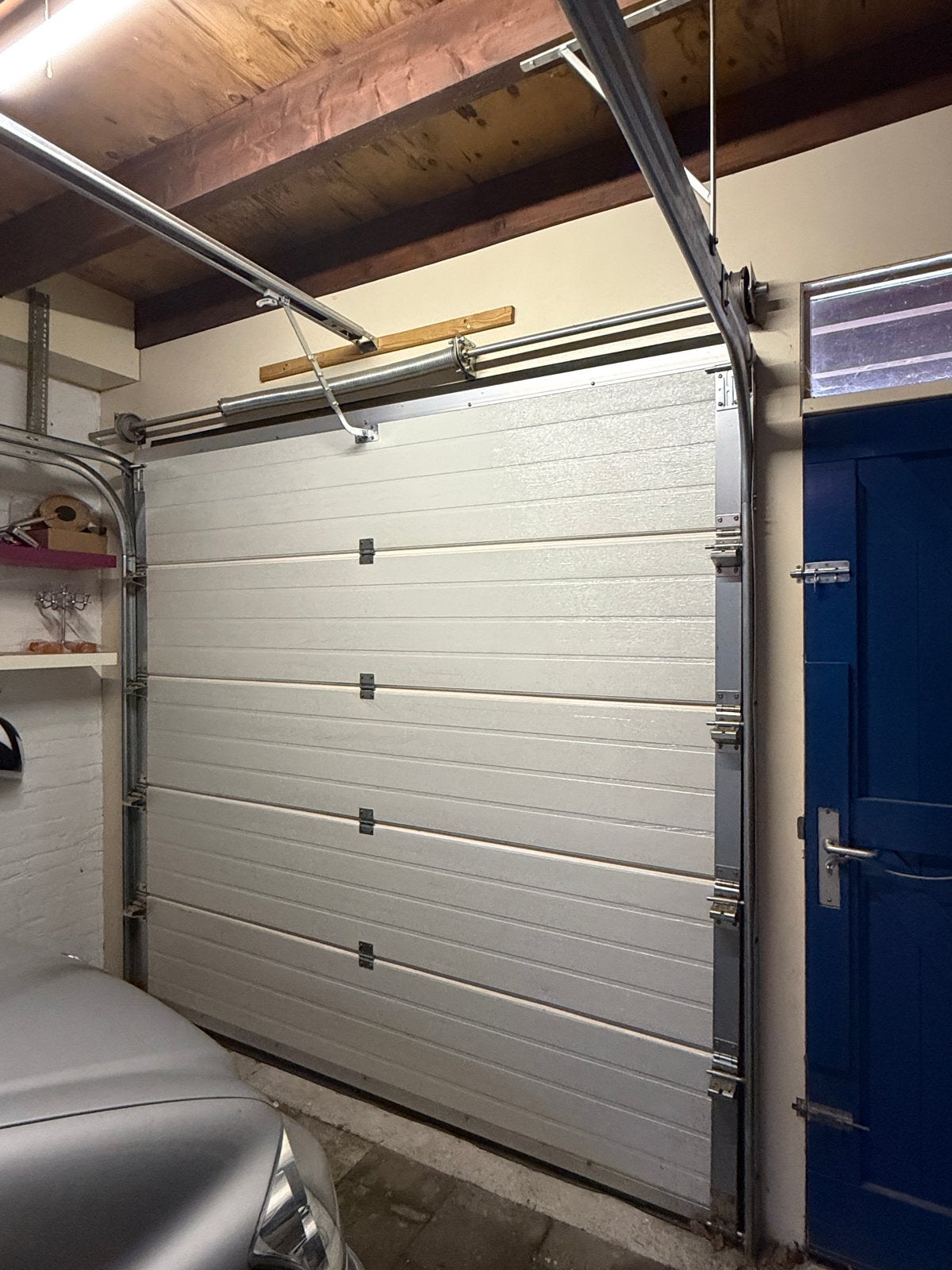 Zeer nette elektrische roldeur (garagedeur), Doe-het-zelf en Verbouw, Deuren en Horren, Gebruikt, Garagedeur, Ophalen of Verzenden