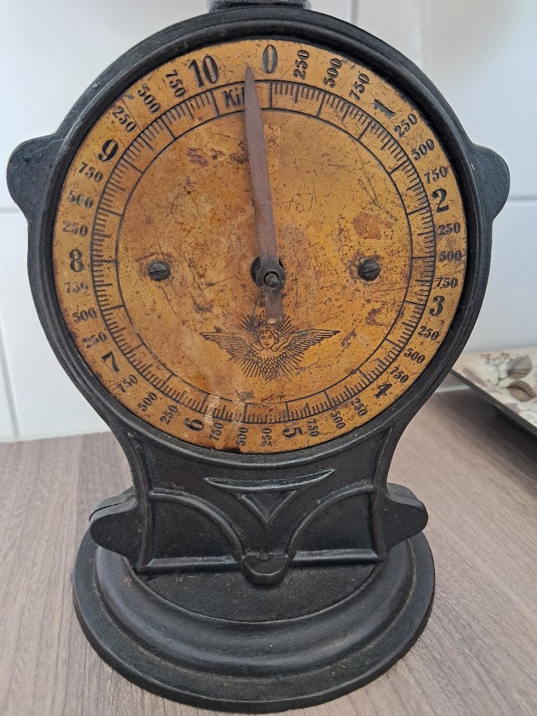 Antieke keukenweegschaal, Ophalen of Verzenden