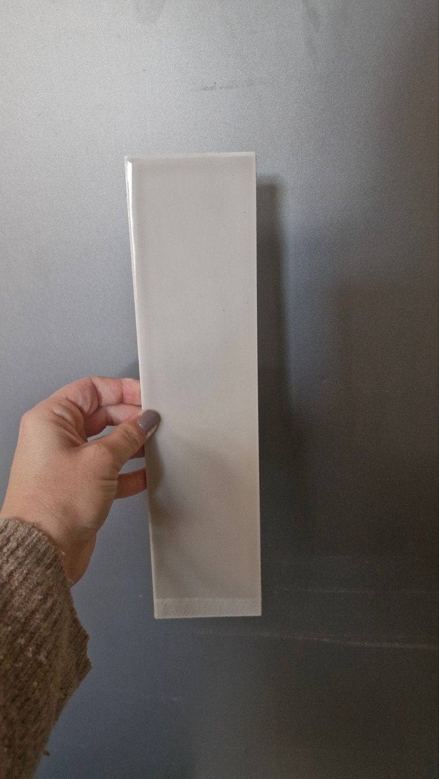 Wandtegel vtwonen Shapes 7.5x30 cm Glans Greige, Ophalen