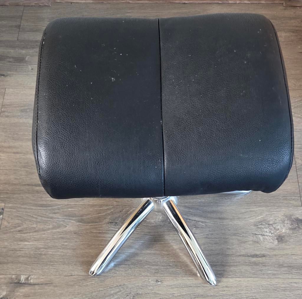 Voetenbankje, Huis en Inrichting, Ophalen, Zo goed als nieuw, Rechthoekig, Minder dan 50 cm