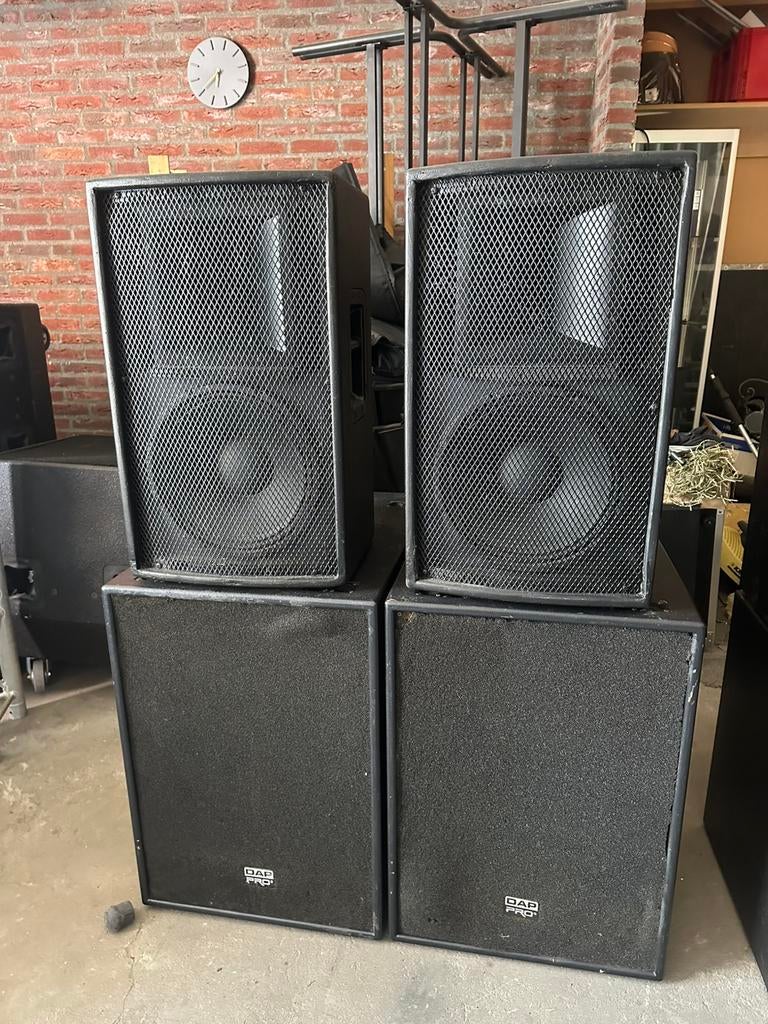 Dap Soundmate 3 active speakerset, Audio, Tv en Foto, Luidsprekers, Overige merken, Gebruikt, Overige typen, Ophalen of Verzenden