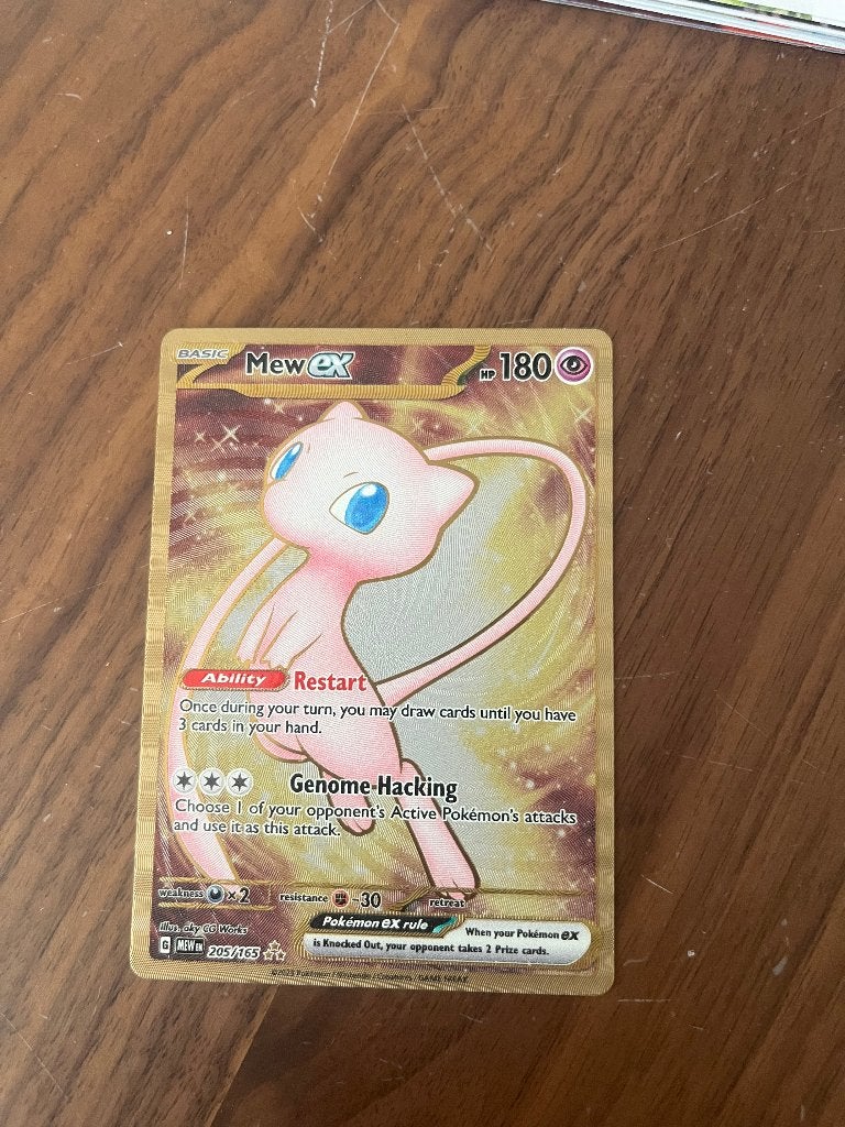 Pokémon - MEW 205/165, Ophalen of Verzenden, Zo goed als nieuw, Speelkaart(en)