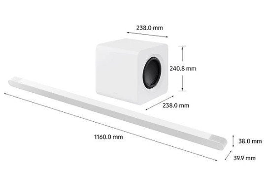 Soundbar samsung hw-s801b/bp, Ophalen, Bluetooth, Nieuw