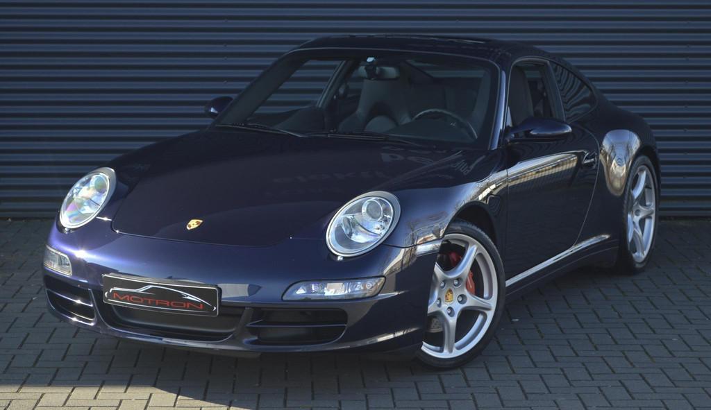 Porsche 911 997 3.8 Carrera 4S, Auto's, Porsche, Gebruikt, Zwart, Leder, Handgeschakeld