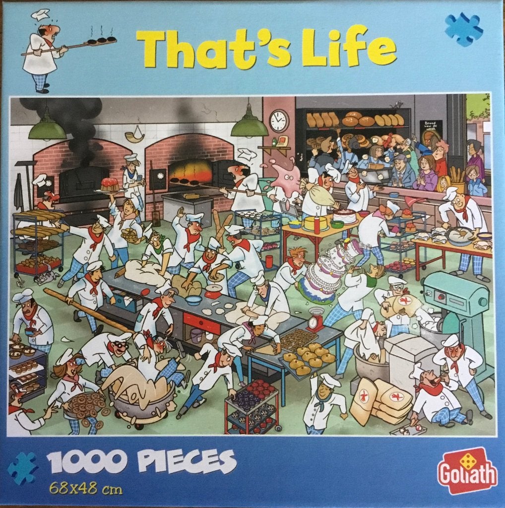 That's Life puzzels 1000 stukjes (8x), Ophalen of Verzenden, 500 t/m 1500 stukjes, Zo goed als nieuw, Legpuzzel