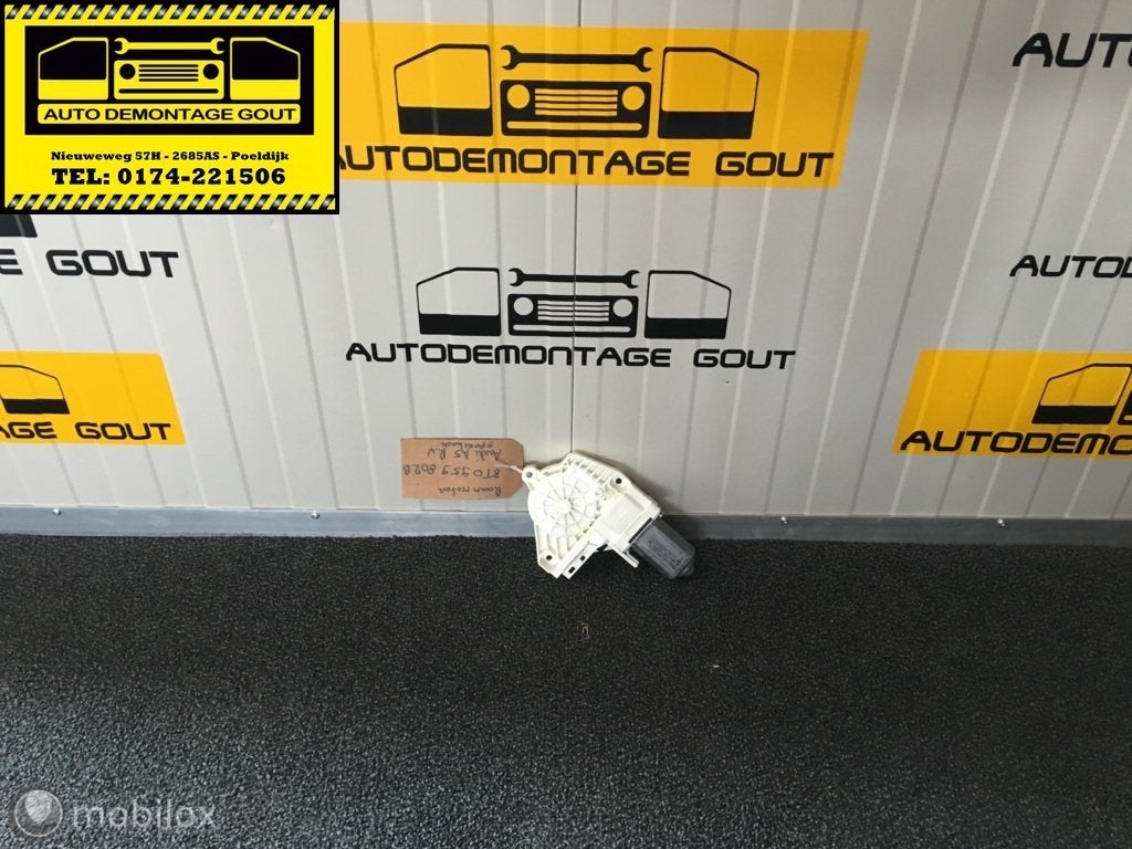 Audi A5 Sportback B8 ('09-'17) Raammotor 8K0959801 A, Audi, Gebruikt, Audi, Ophalen of Verzenden
