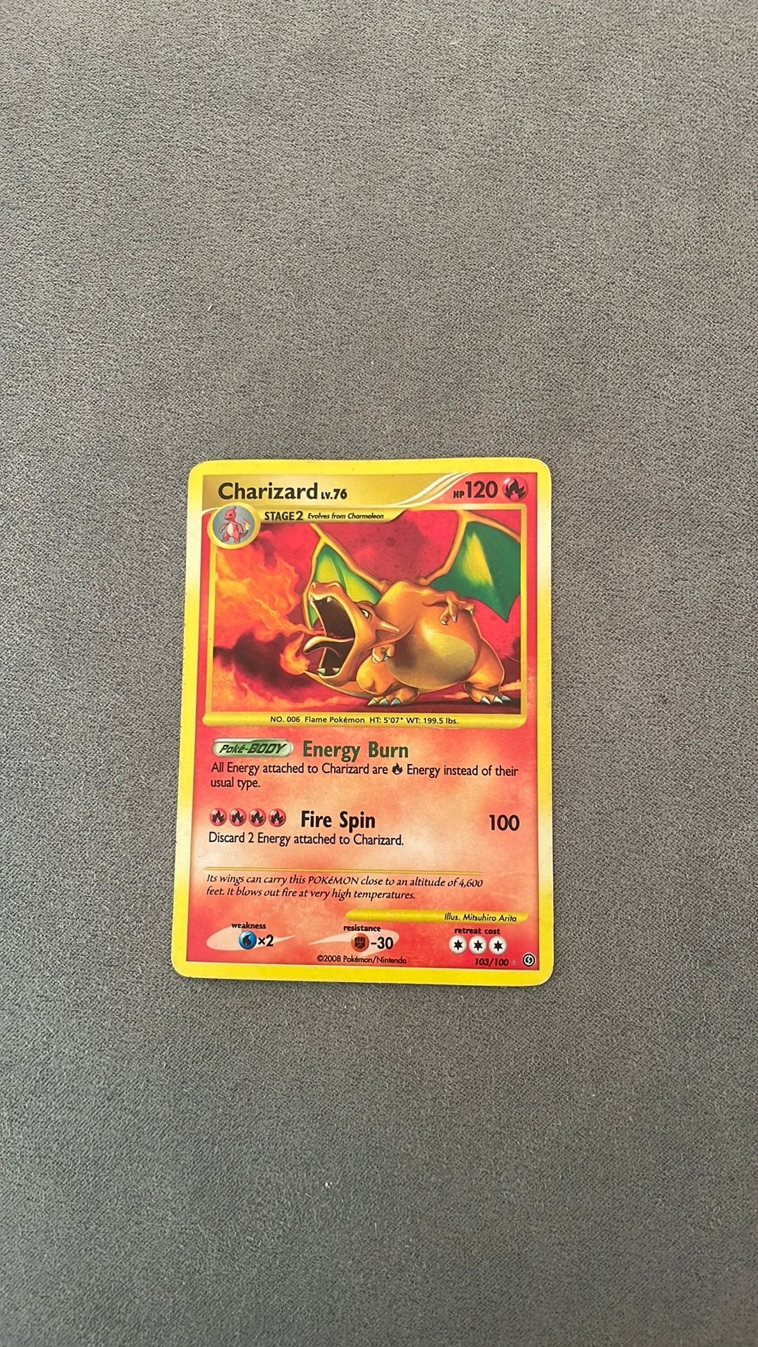 Charizard Stormfront #103, Hobby en Vrije tijd, Verzamelkaartspellen | Pokémon, Ophalen of Verzenden, Zo goed als nieuw