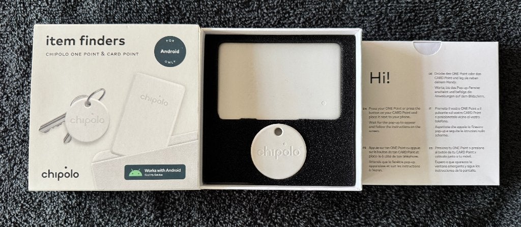 Chipolo ONE Point Trackers & Wallet Cards voor Android, Sieraden, Tassen en Uiterlijk, Activity trackers, Android, Wit, Ophalen