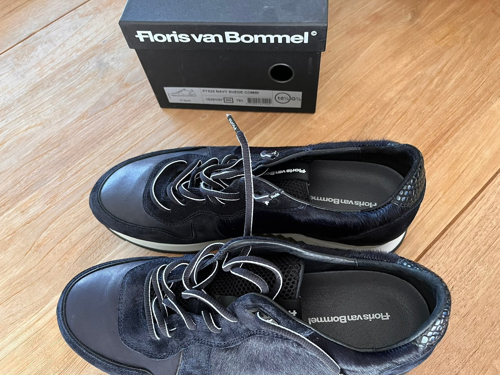Floris van Bommel sneaker maat 10,5 (45 1/3) nieuw, Blauw, Floris van Bommel, Nieuw, Ophalen of Verzenden