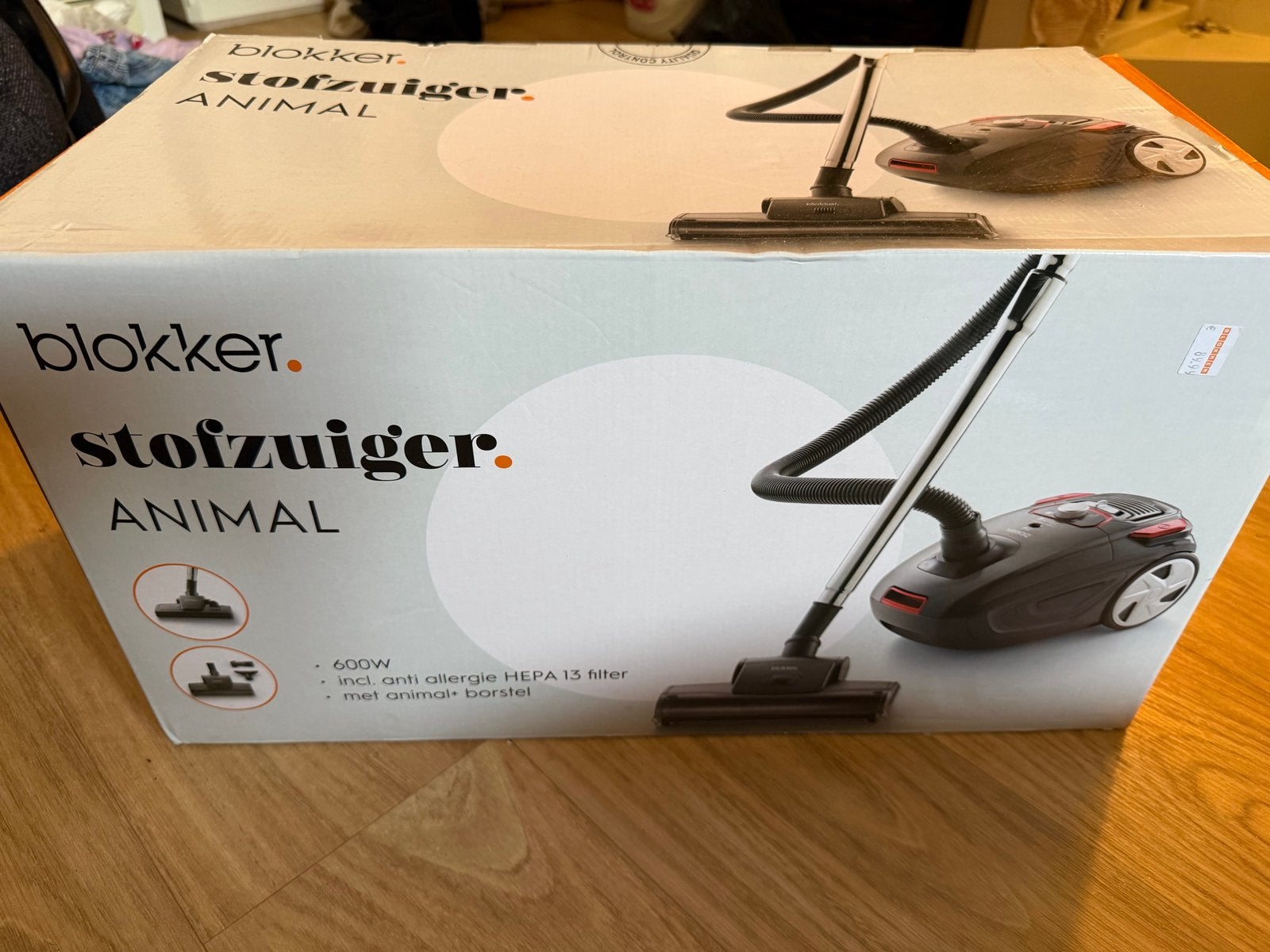 Blokker Stofzuiger Animal - Nieuw en Ongeopend, Overige merken, Nieuw, Ophalen of Verzenden, Sledestofzuiger